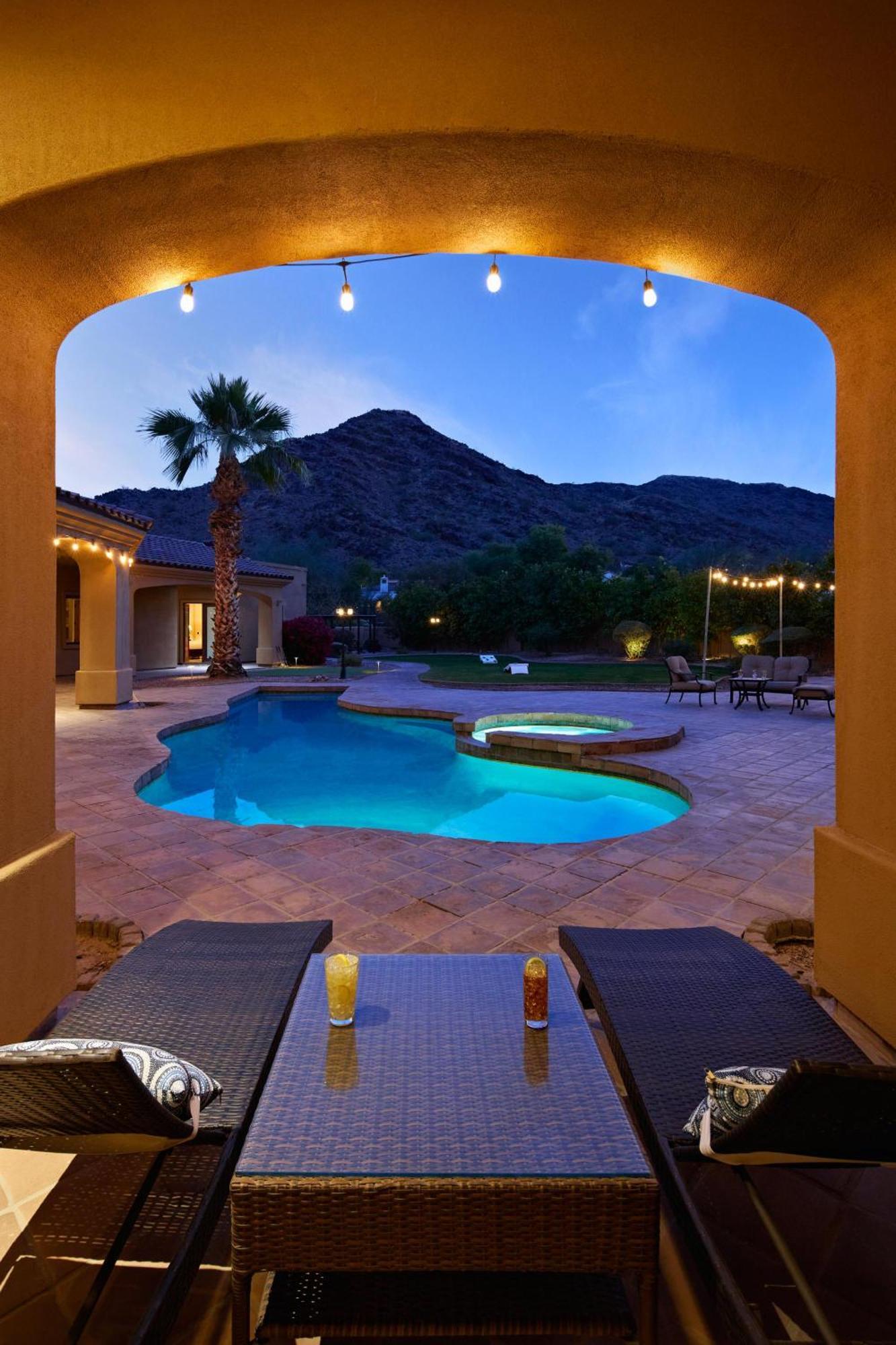 Luxe-mountain Estate-heated Pool-paradise Valley Scottsdale
